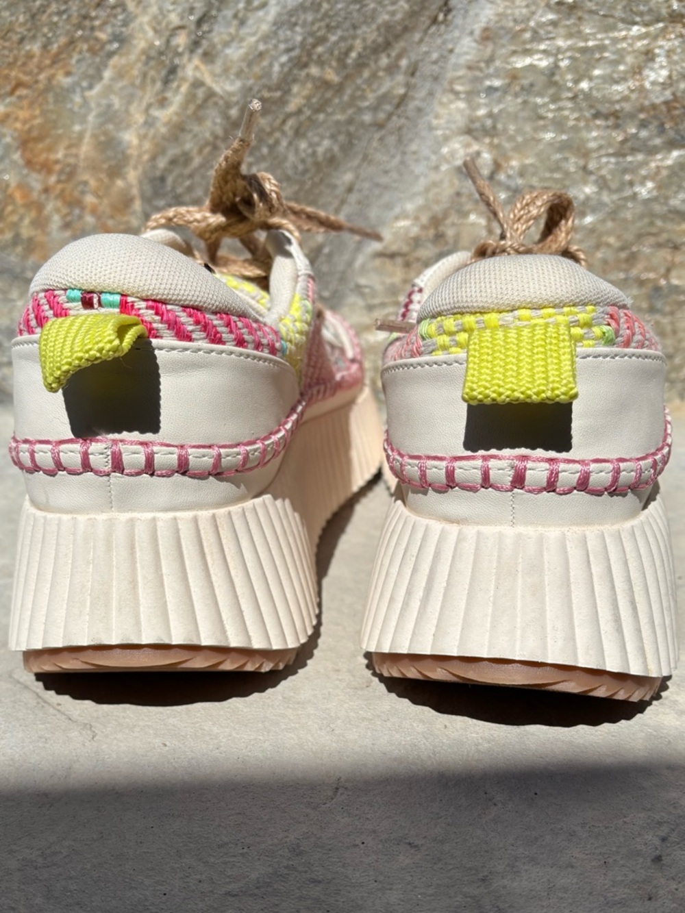 Dolce Vita Daran Ribbed Platform Sneakers - Picture 5 of 8